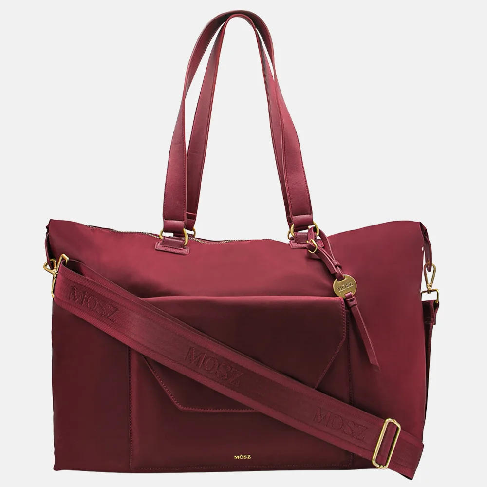 Mosz Sandy weekendtas aubergine | 023503-Donker rood